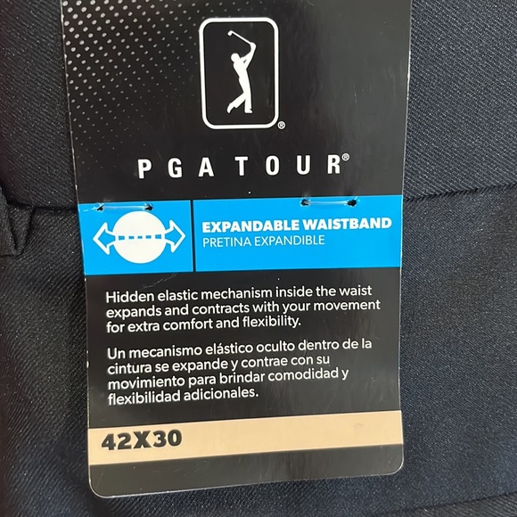 New With Tags - Black PGA Tour Golf Pants - Picture 4 of 4